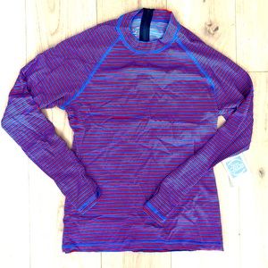 NWT! J.Crew Striped Rashguard Size Large